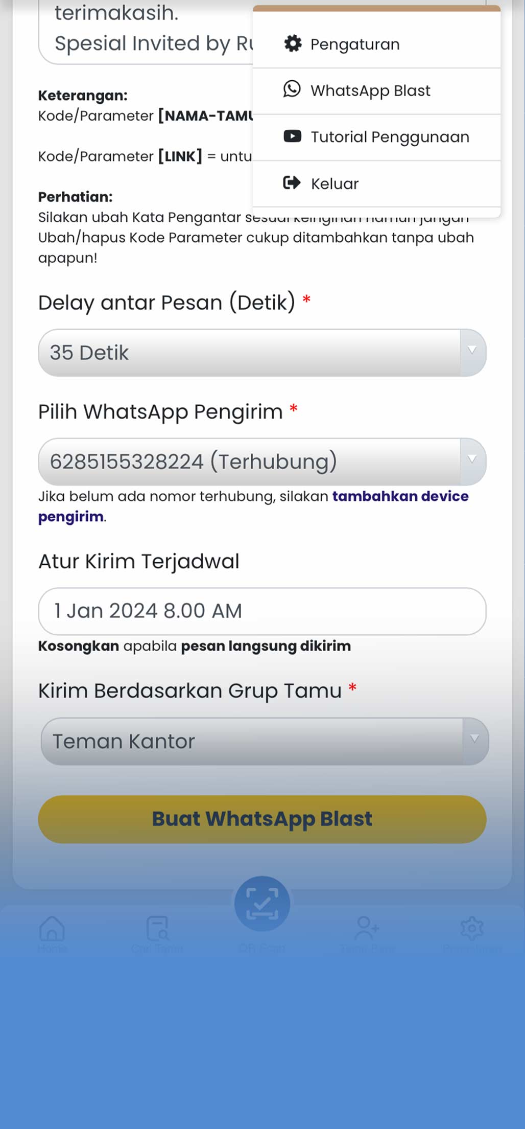 Whastapp AutoBlast